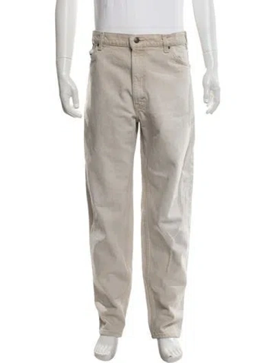 Pre-owned Levi Strauss Vintage Straight-leg Jeans In Neutrals