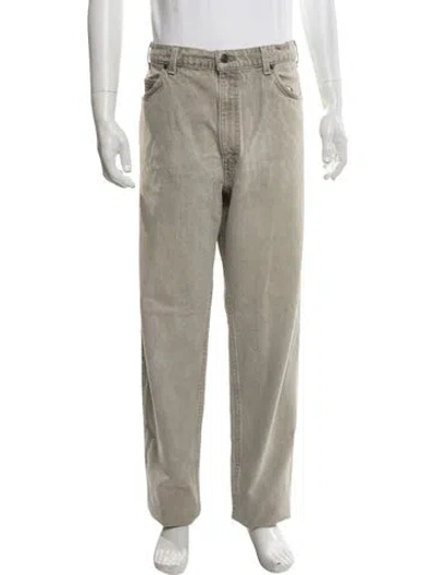 Pre-owned Levi Strauss Vintage Straight-leg Jeans In Neutrals