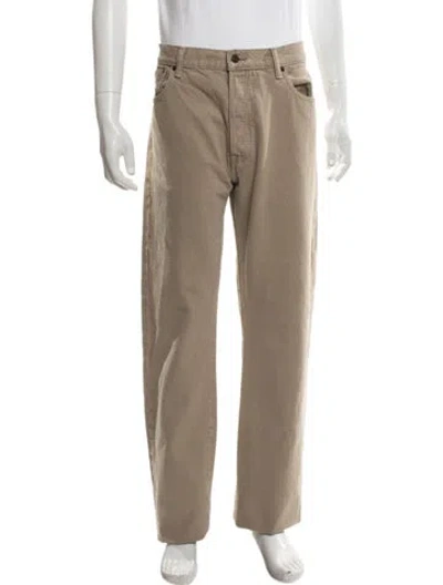 Pre-owned Levi Strauss Vintage Straight-leg Jeans In Neutrals