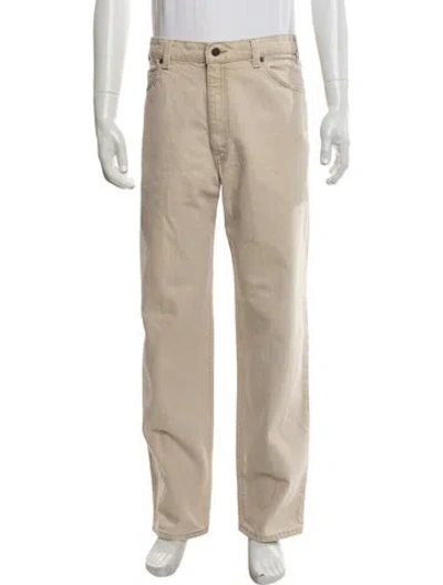 Pre-owned Levi Strauss Vintage Straight-leg Jeans In Neutrals