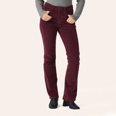 Levi 's Women's 725 Redwood Corduroy Bootcut Jeans In Burgundy