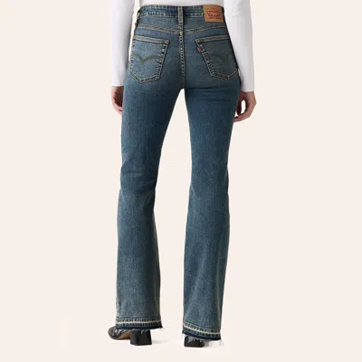 Levi 's Women's 726 Believe In Me Dark Wash Flare Jeans In Dark Stonewash