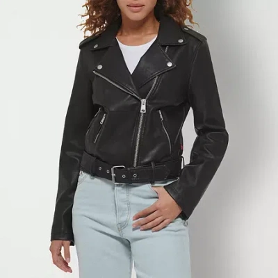 Levi 's Women's Belted Moto Jacket In Black