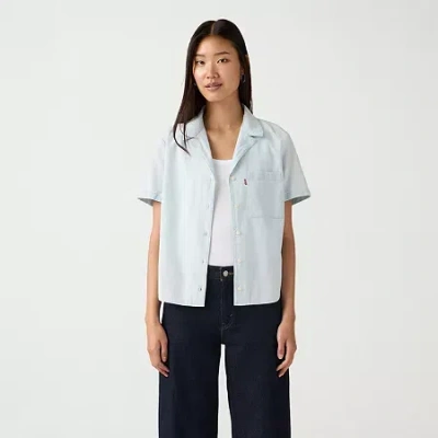 Levi 's Women's Bennie Camp Shirt In Blue