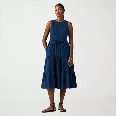 Levi 's Women's Cely Smocked Dress In Blue