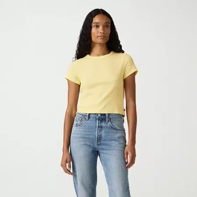 Levi 's Women's Hayes Cropped Tee In Yellow