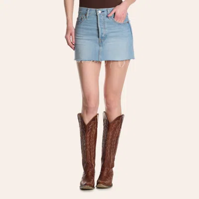 Levi 's Women's Icon Woven Minutes Denim Mini Skirt