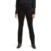 Levi 's Women's Mid Rise 314 Shaping Staight Jeans In Black