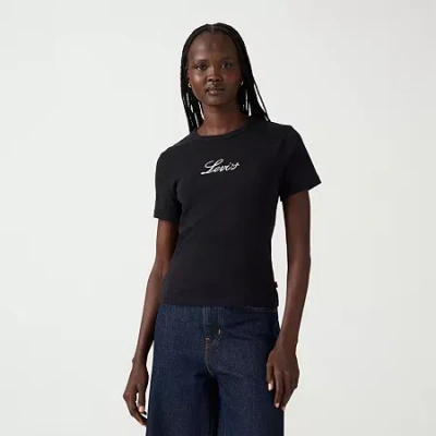 Levi 's Women's Short Sleeve Rickie T-shirt In Black