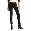 Levi 's Womens 721 High Rise Skinny Jeans In Black