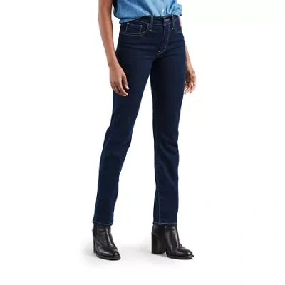 Levi 's Womens 724 High Rise Straight Jeans In Blue