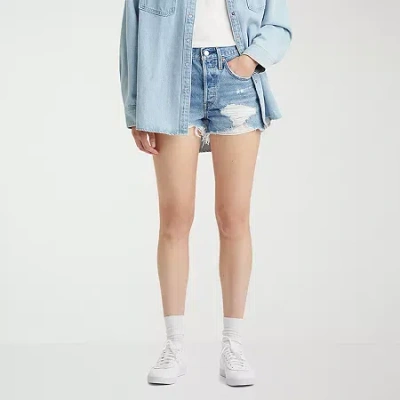 Levi 's Womens High Rise Denim Short In Blue