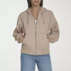 Levi 's Womens Hooded Midweight Bomber Jacket In Pink