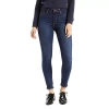 Levi 's Womens Misses Long Stretch Fabric 721 Skinny Fit Slim Fit Jean In Blue