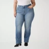 Levi 's Womens Plus 724 High Rise Straight Jean In Blue