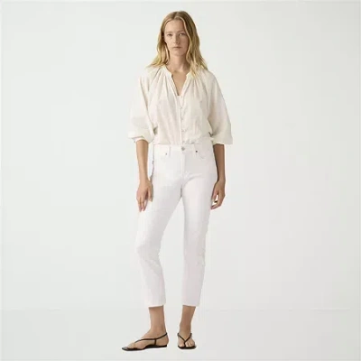 Levi 's Womens Straight Leg Jean In White