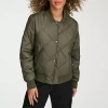 Levi 's Womens Water Resistant Midweight Bomber Jacket In Green