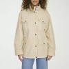 Levi 's Womens Wind Resistant Midweight Anorak In White