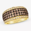 Levian Corp Le Vian Ring Featuring 1 1/5 Ct. Chocolate Diamonds 1 3/8 Ct. Nude Diamonds Set In 14k Honey Gold In Transparent