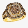 Levian Corp Le Vian Ring Featuring 1 1/6 Ct. Chocolate Diamonds 1/3 Ct. Nude Diamonds Set In 14k Honey Gold In Multi