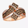 Levian Corp Le Vian Ring Featuring 3/4 Ct. Chocolate Diamonds 1 3/8 Ct. Nude Diamonds Set In 14k Strawberry