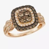 Levian Corp Le Vian Ring Featuring 3/4 Ct. Chocolate Diamonds 1 3/8 Ct. Nude Diamonds Set In 14k Strawberry Or H