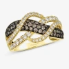 Levian Corp Le Vian Ring Featuring 5/8 Ct. Chocolate Diamonds 1/2 Ct. Nude Diamonds Set In 14k Honey Gold