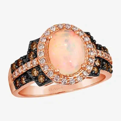 Levian Corp Le Vian Ring Featuring 7/8 Ct. Neopolitan Opal 1/3 Ct. Chocolate Diamonds 1 3/8 Ct. Nude Diamonds Se In Multi