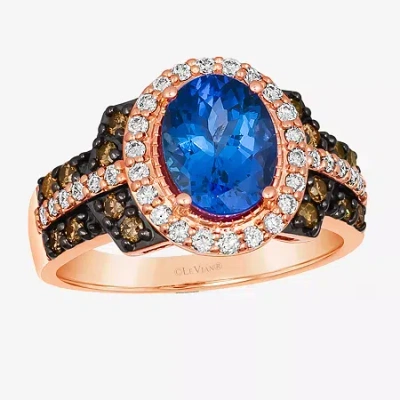 Levian Corp Le Vian Ring Featuring 7/8 Ct. Neopolitan Opal 1/3 Ct. Chocolate Diamonds 1 3/8 Ct. Nude Diamonds Se In Purple