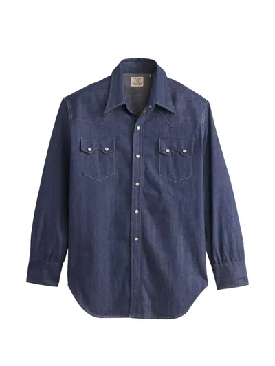 Levi's 1955 Sawtooth Western Denim Shirt In Blue
