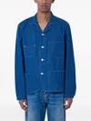 Levi's Denim Button-down Jacket In Blue