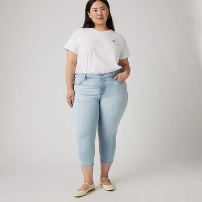 Levi's Plus Size 311 Shaping Skinny Capri Jeans In Multi