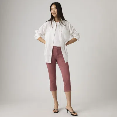 Levi's 311 Shaping Skinny Capri Women's Pants 30 In Purple