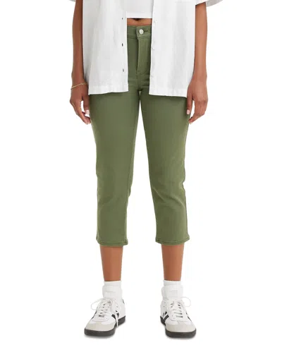 LEVI'S 311 SHAPING SKINNY MID RISE CAPRI JEANS