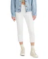 Levi's Levis 311 Shaping Skinny Mid Rise Capri Jeans 24 26w In White