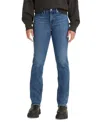 Levi's 314 Shaping Straight Leg Jeans In Lapis Bare
