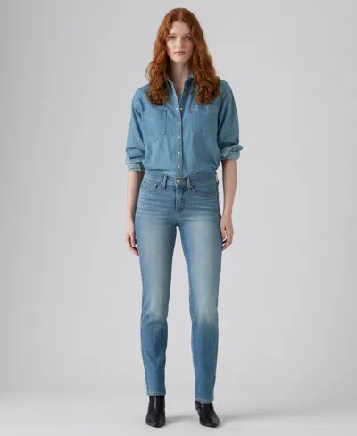 Levi's 314 Shaping Straight Leg Jeans In Blue