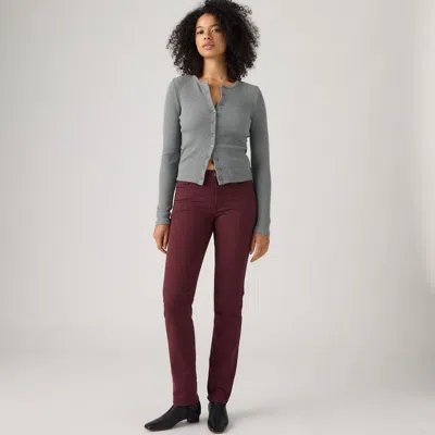 Levi's 314 Shaping Straight Women's Pants 26x30 In Sassafras