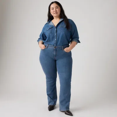 Levi's Plus Size High-rise Boot-cut Jeans In Blue