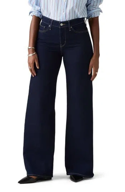 Levi's® 318 Shaping Mid Rise Wide Leg Jeans In Blue