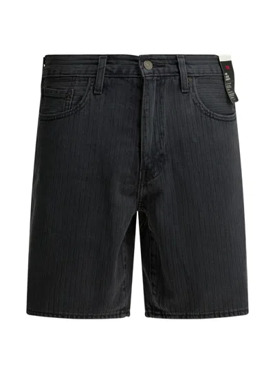 Levi's 468 Cotton Shorts In Black