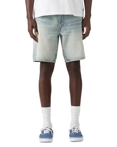 Levi's 468 Loose Fit 9 Shorts In Blue