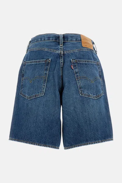 Levi's 468 Loose Shorts In Blue