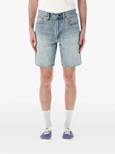 Levi's 468 Loose Shorts In Blue