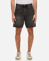 Levi's 468 Loose Shorts In Gray