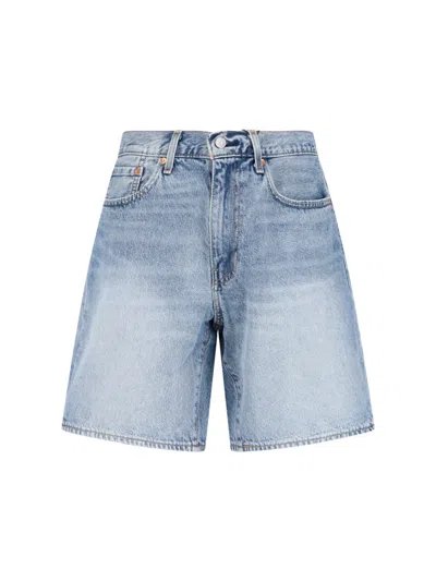 Levi's 468 Stay Loose Shorts In Blue