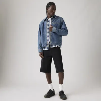 Levi's 470 Baggy Fit Men's Shorts 40 In Blue