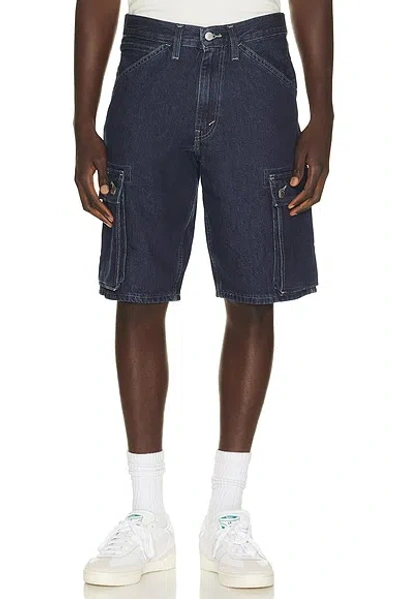 Levi's 478 Baggy Cargo Shorts In Blue