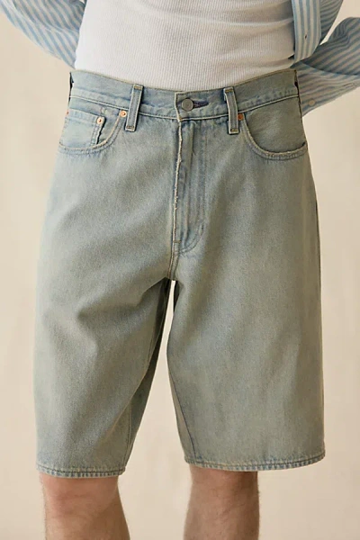 Levi's 478 Baggy Denim Shorts In Alternative Rock, Men's At Urban Outfitters In Blue