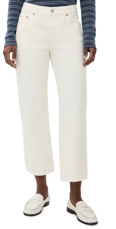 Levi's 501 90s Ankle Jeans Blank Slate In White